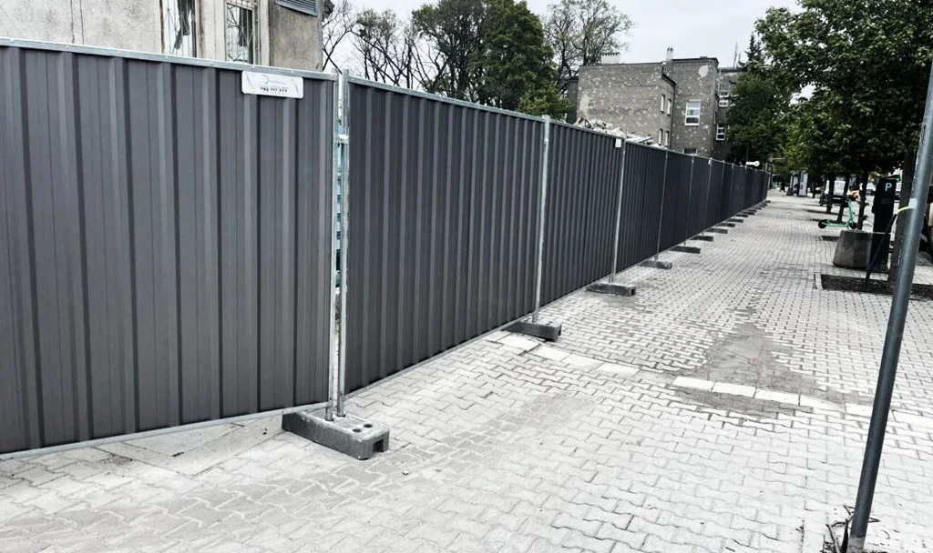 ogrodzenie budowlane